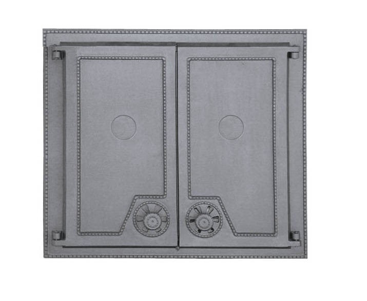 Zestaw drzwiczki kuchenne żeliwne Z-23 z piekarnikiem żeliwnym 34 J DW6 - Zestaw drzwiczki kuchenne żeliwne Z-23 z piekarnikiem żeliwnym 34 J